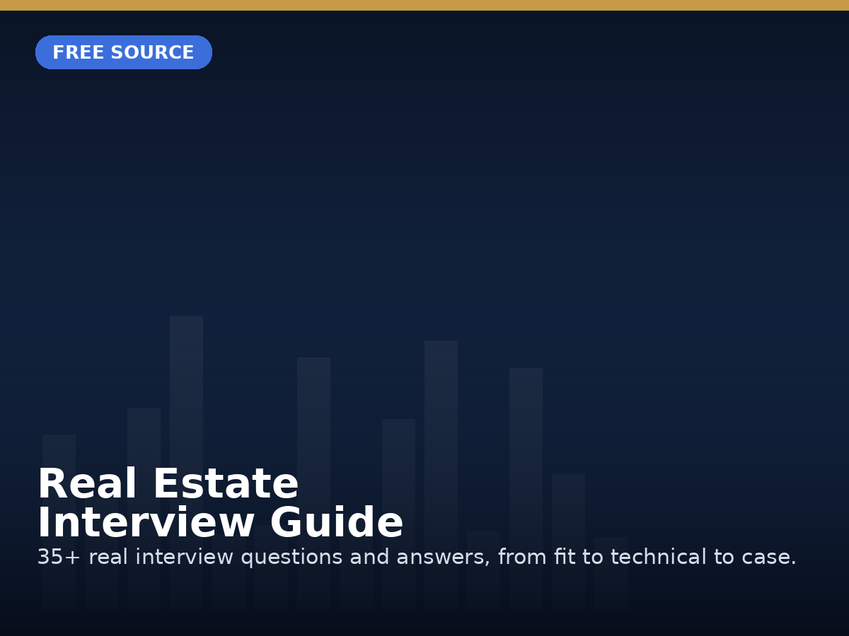 Real Estate Interview Guide free resource